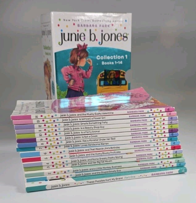 Junie B. Jones Collection 1 Books #1-14 by Barbara Park Plus Bonus Puzzle Book