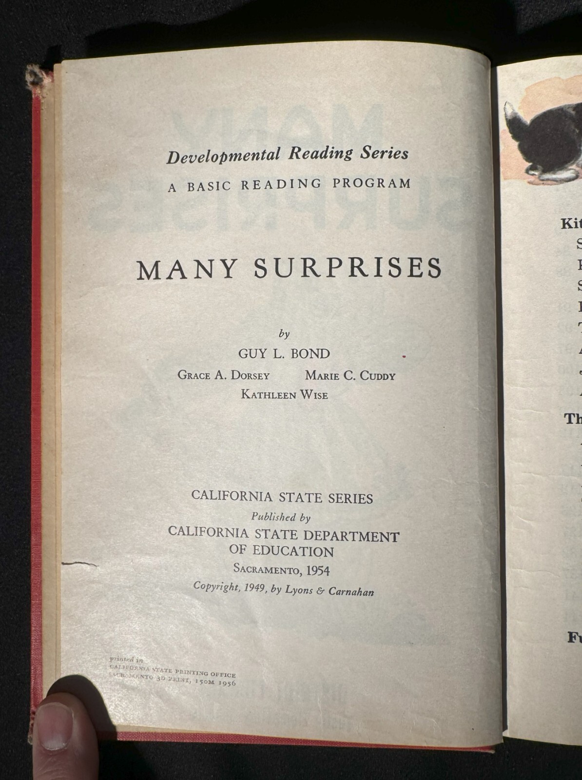 Many Surprises by Guy L Bond 1954 HC Ex libris Vintage