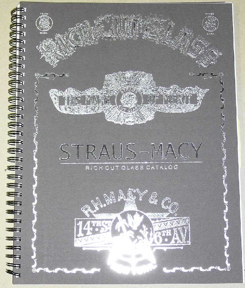 Straus-Macy Rich Cut Glass Catalog ABP New York American brilliant