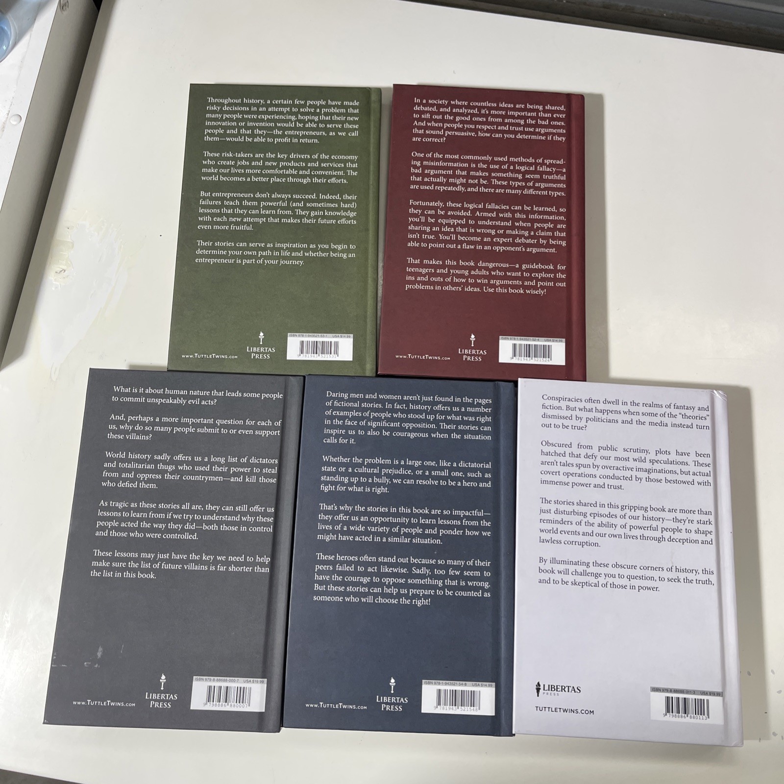 Tuttle Twins Guidebook Combo 5 Book Set Bundle for Ages 13 and Up Guide Book