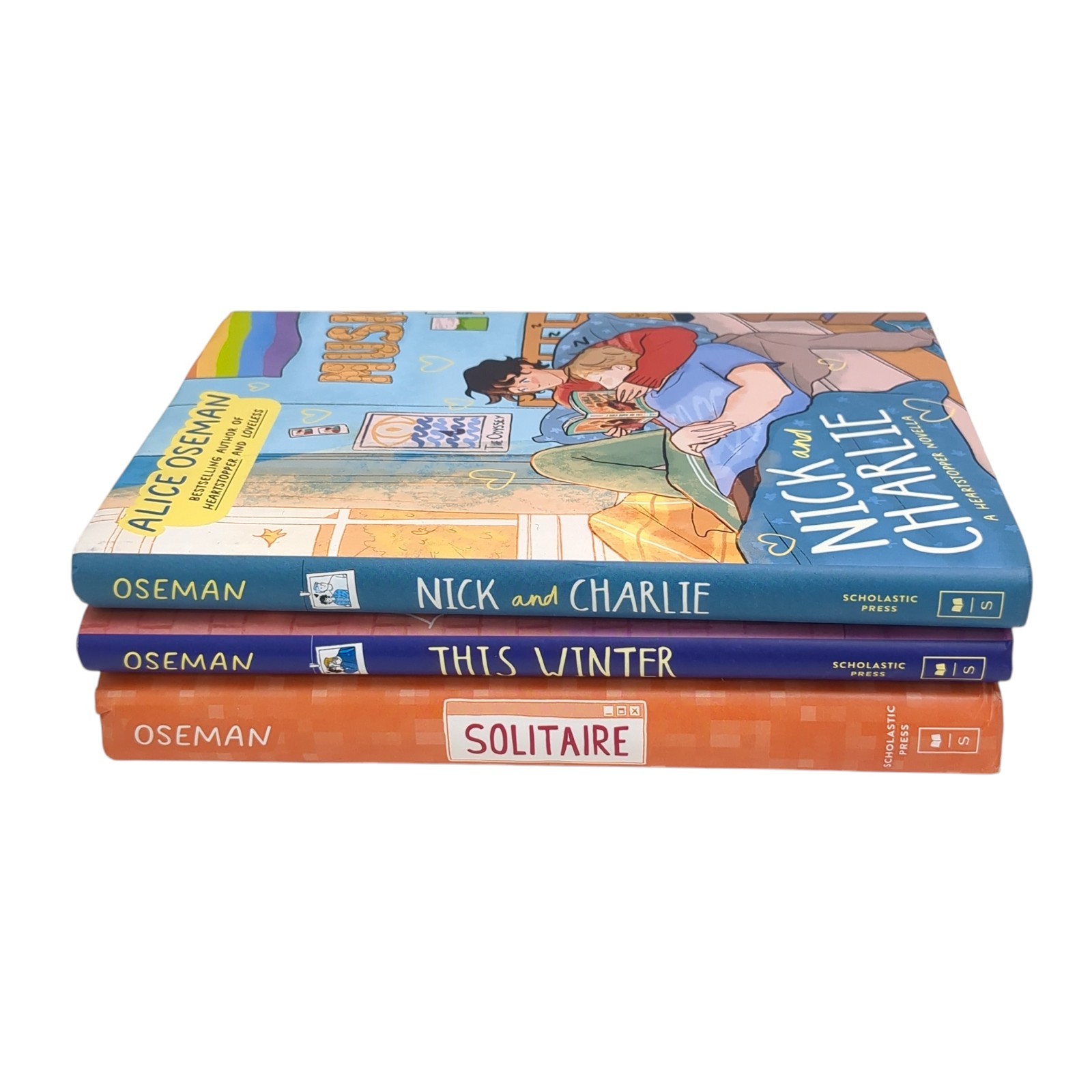 Alice Oseman Collection 3 Books Set (Solitaire, Nick & Charlie, This Winter) HC