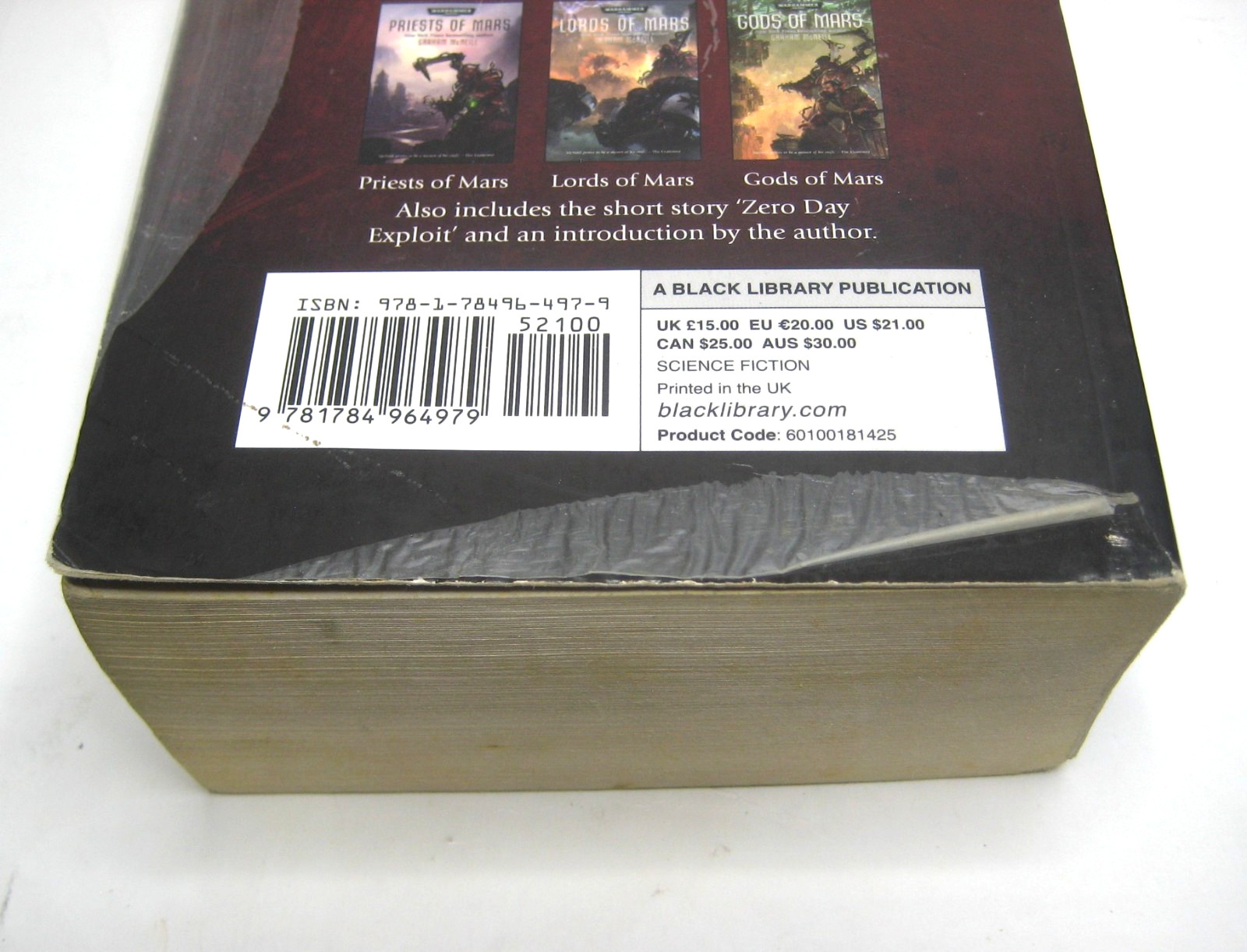 Warhammer 40K Forges of Mars Omnibus McNeill PB Book Trilogy Black Library READ