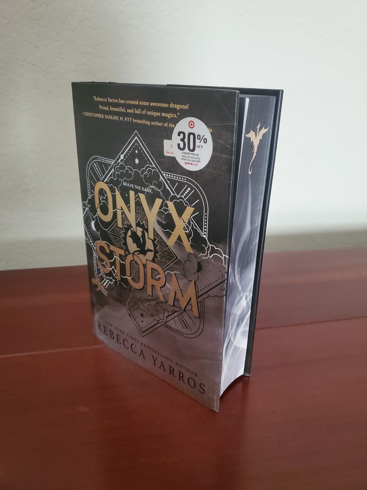 Onyx Storm Target Exclusive Edition By Rebecca Yarros Hardcover In Hand