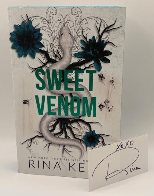 Sweet Venom Trade Paperback by Rina Kent – Deluxe Edition – Sprayed Edges –
