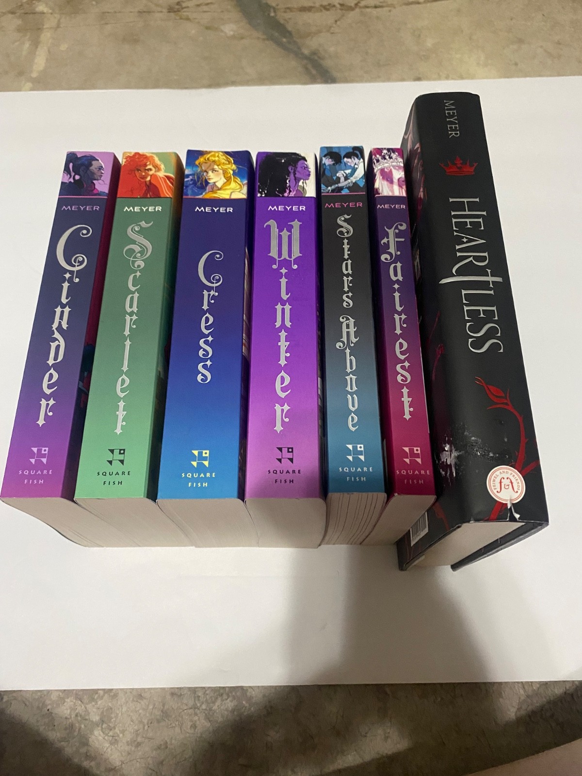 The Lunar Chronicles series by Melissa Meyer