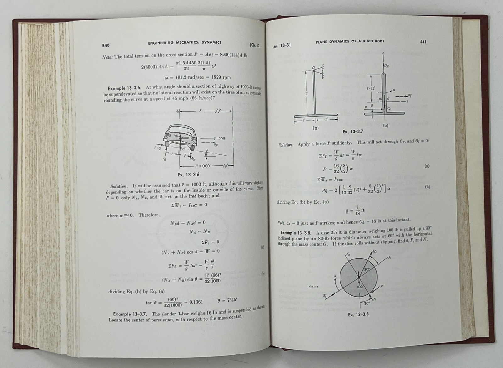 Engineering Mechanics: Statics & Dynamics by Pletta & Frederick – 1964 HC Ronald