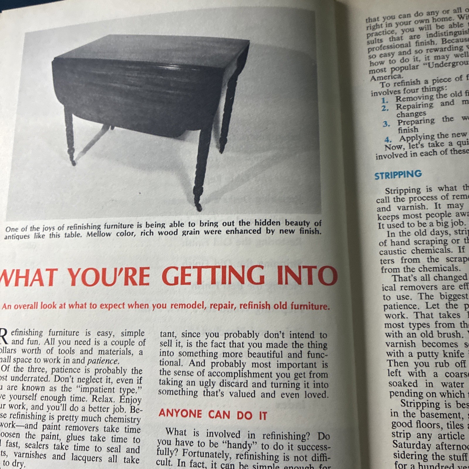 PRACTICAL HANDBOOK OF FURNITURE REFINISHING RESTYLING REPAIR John H. Savage DYI