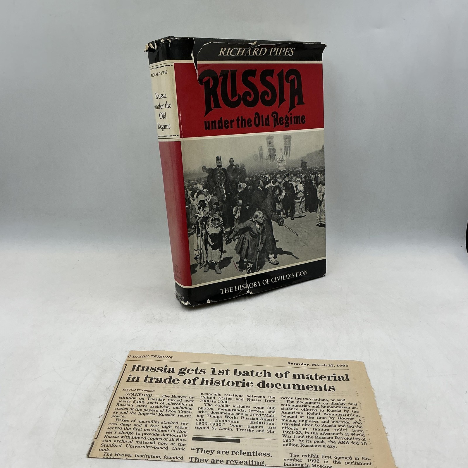RUSSIA UNDER THE OLD REGIME Richard Pipes 1974 Hardcover Charles Scribner’s Sons