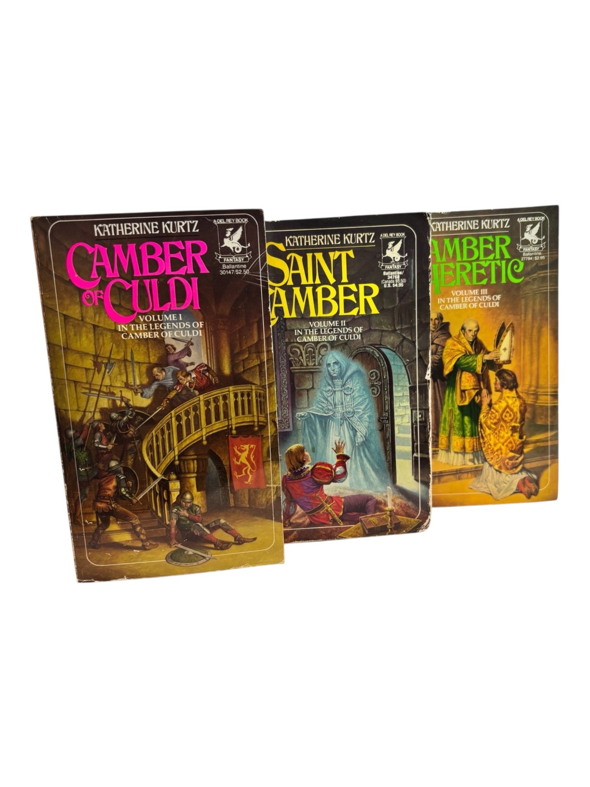 Lot Of 3 Legends Of Camber Of Coldi Complete Trilogy