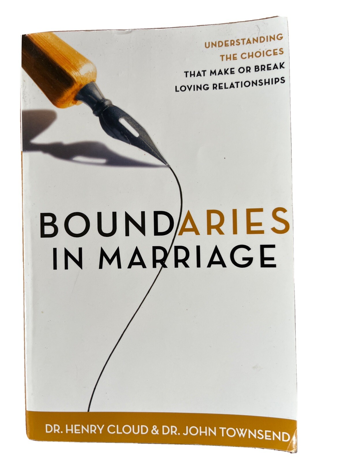 Boundaries in Marriage by John Townsend and Henry Cloud (2002, Trade Paperback)