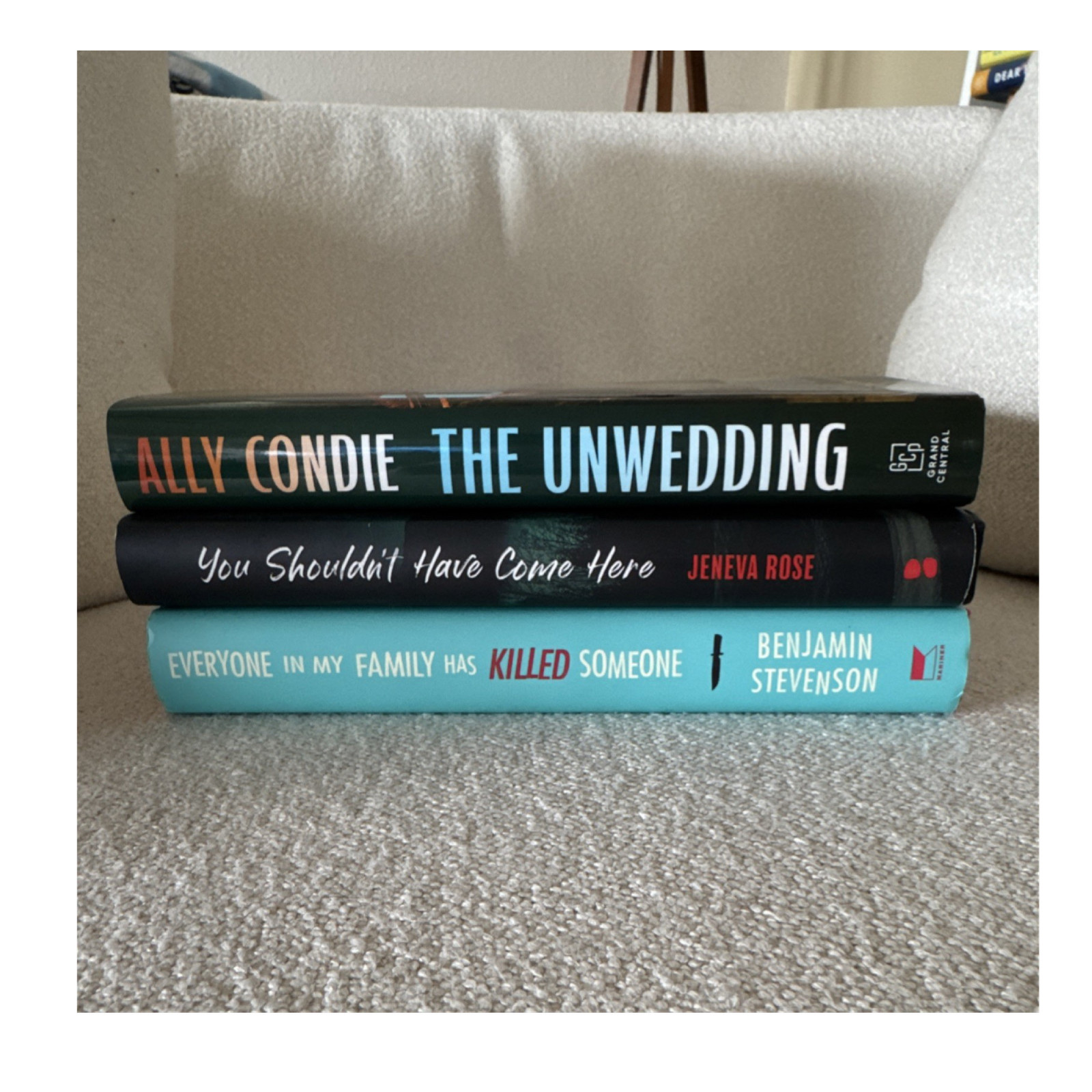 Mystery Thriller Hardcover Lot: The Unwedding, You Shouldn’t Have Come Here +1