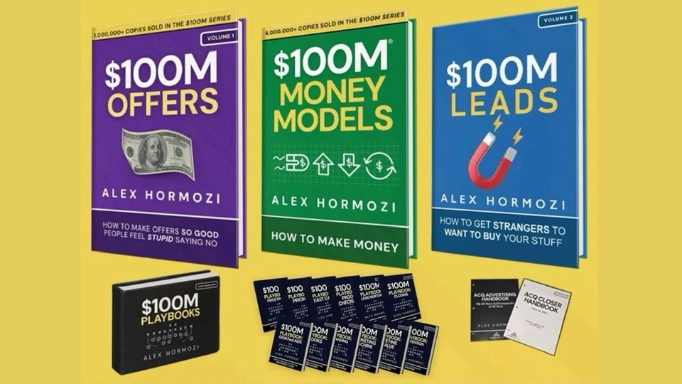 $100M Money Models (Hardcover) Book by Alex Hormozi BRAND NEW + BONUSES