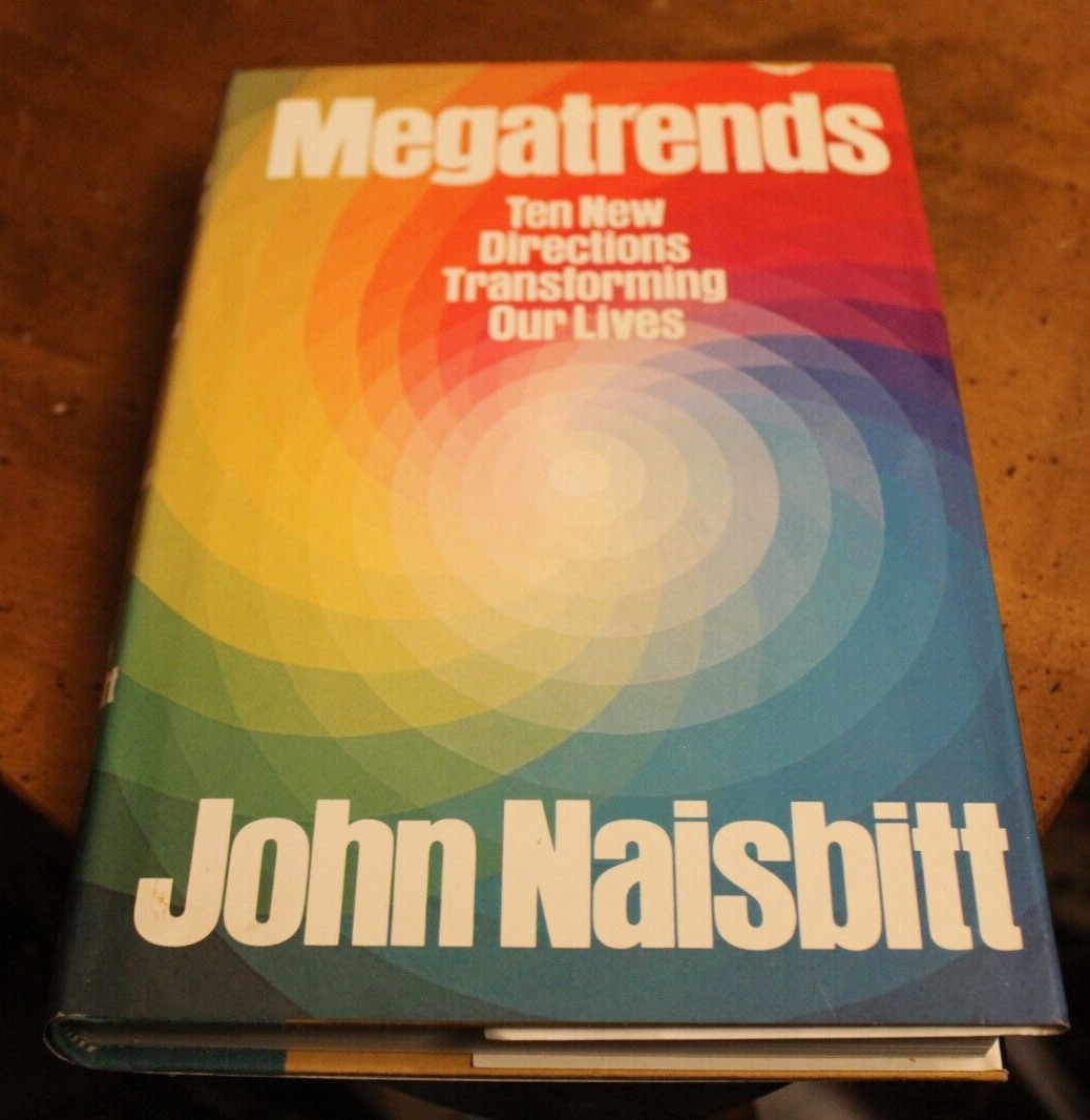 Megatrends ~ John Naisbitt ~ 1982 Warner HCDJ 7PR