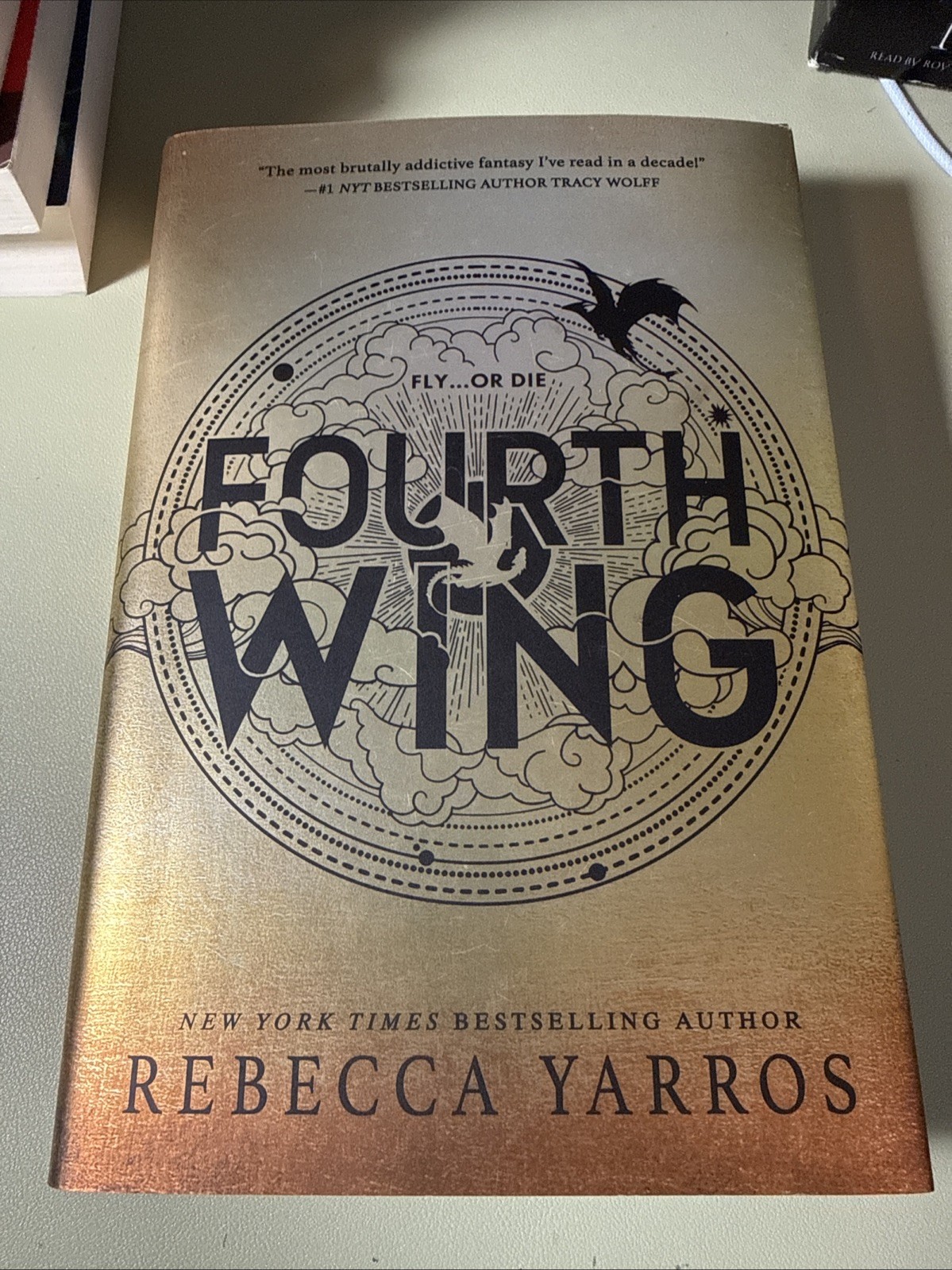Fourth Wing by Rebecca Yarros, First Edition Good