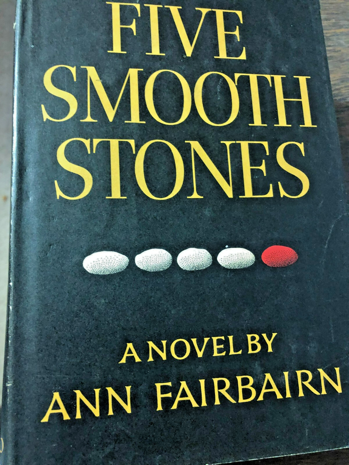 RARE 1966! Five Smooth Stones by Ann Fairbairn Hardcover w/DJ BCE