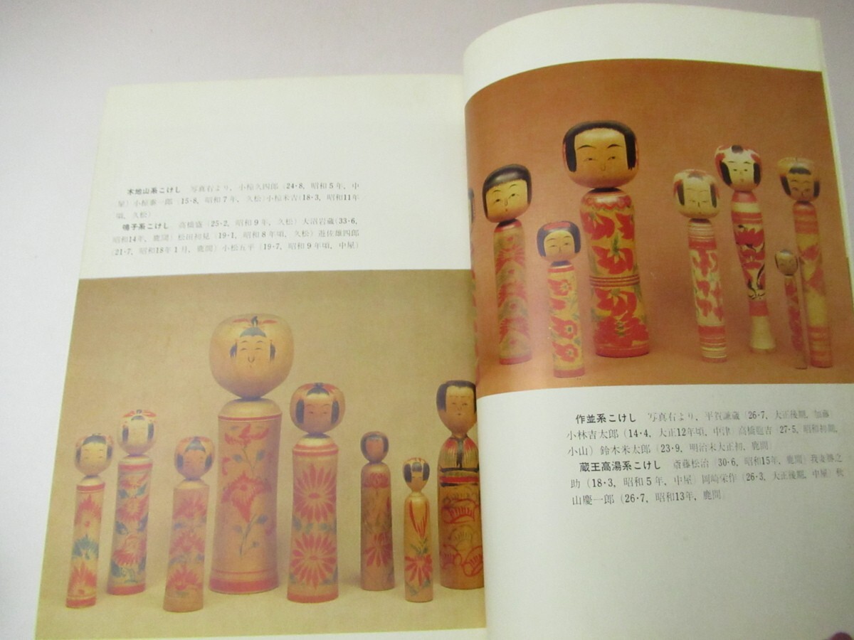 JAPANESE KOKESHI DOLL ENCYCLOPEDIA 1971 Japan 570pages Japanese wooden doll