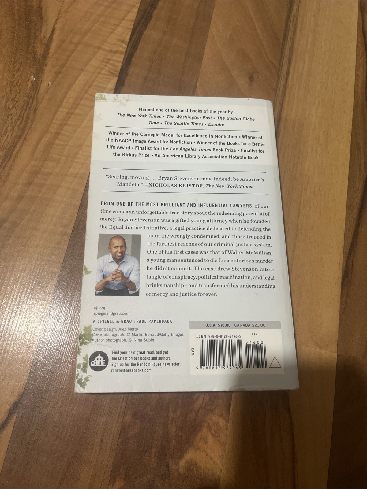 Just Mercy : A Story of Justice and Redemption by Bryan Stevenson