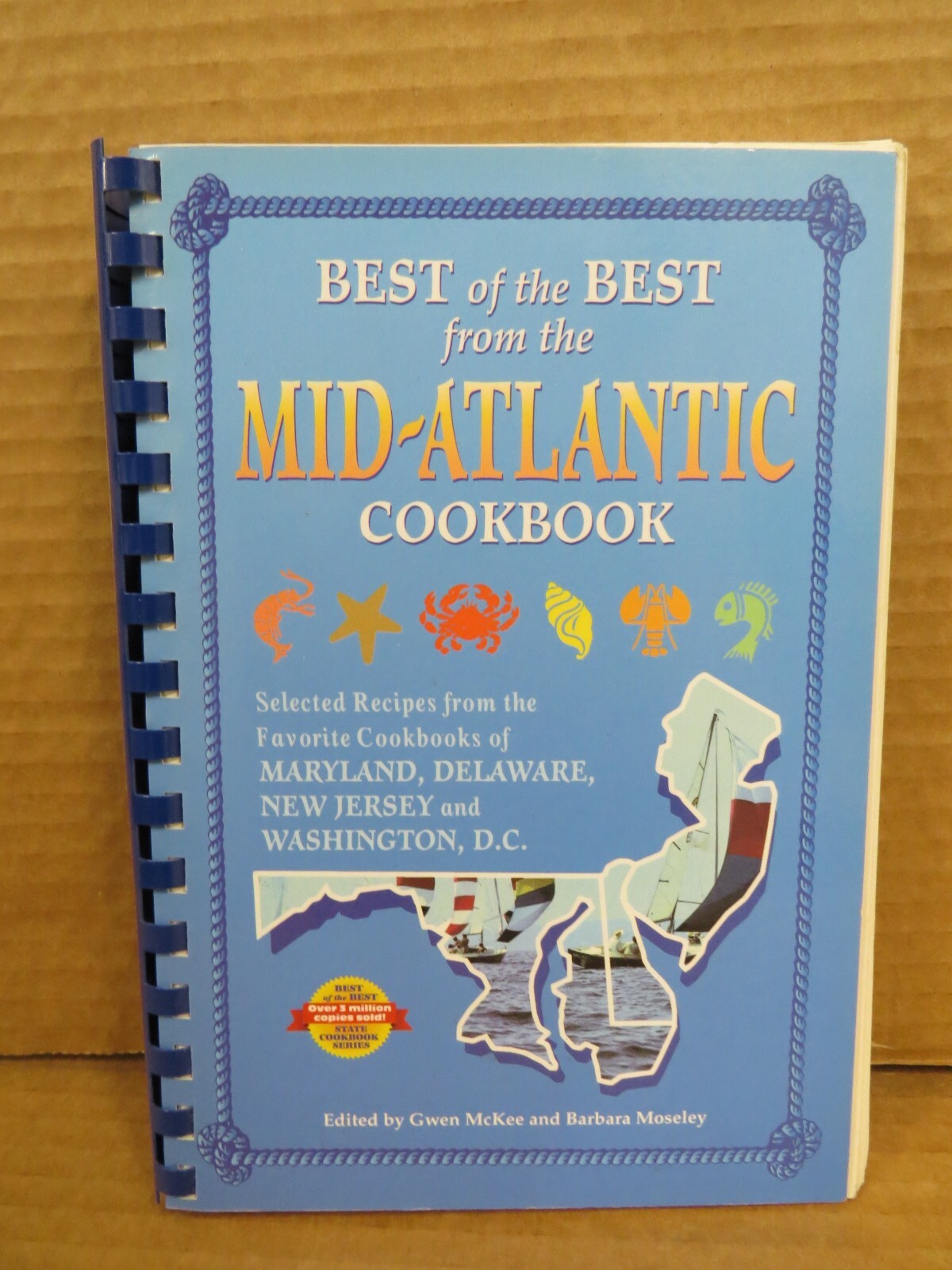 Best of the Best from the Mid-Atlantic Cookbook by Gwen McKee Barbara Moseley PB