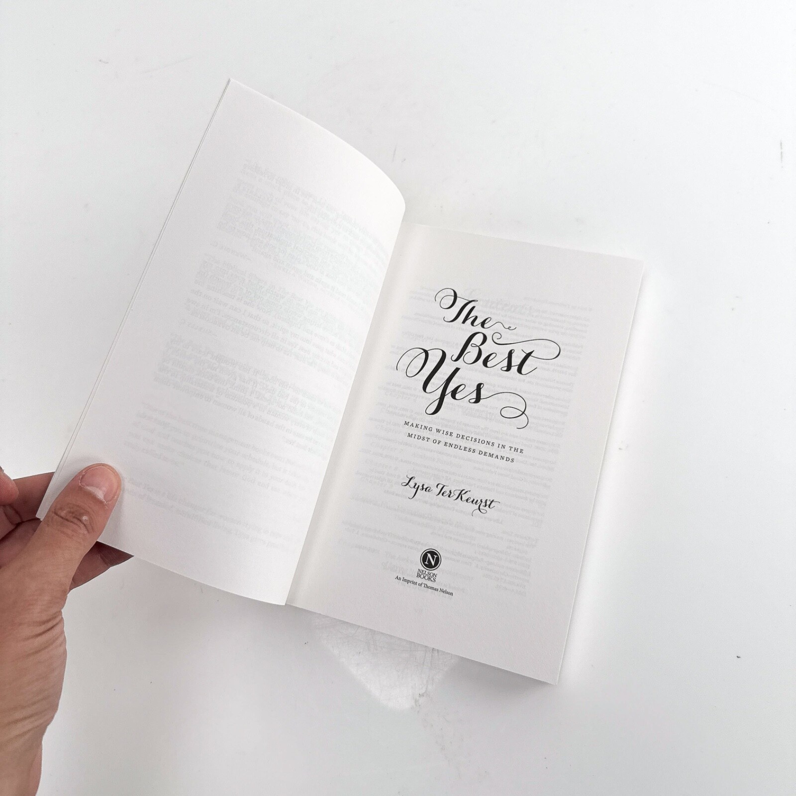 The Best Yes: Making Wise Decisions – Lysa Terkeurst – Paperback