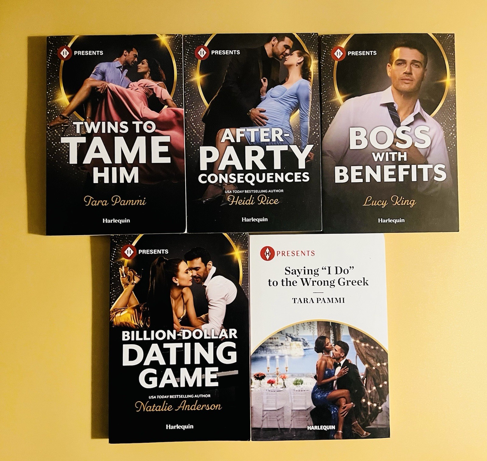 Harlequin Presents Passionate Contemporary Romance Books Lot of 5