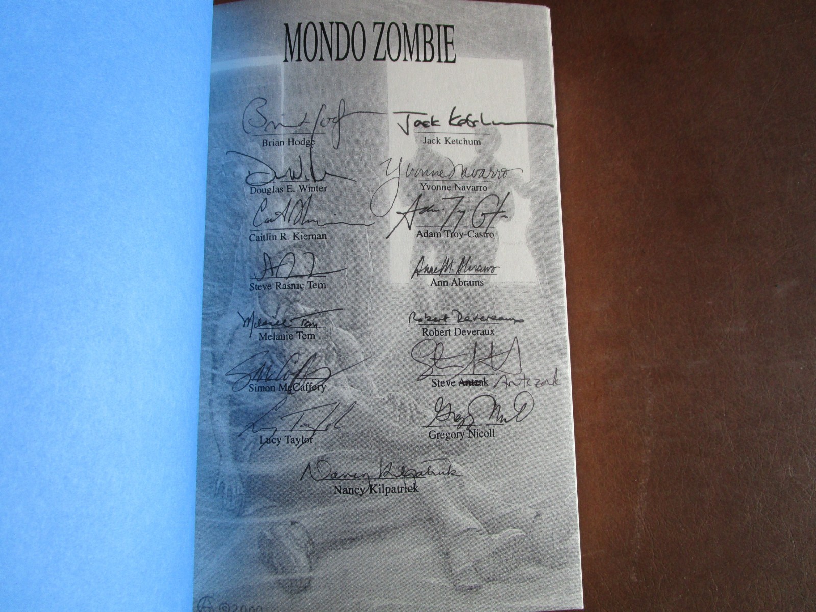 Mondo Zombie ed by John Skipp 1st Edition 2006 Signed/Numbered Copy #242 of 250