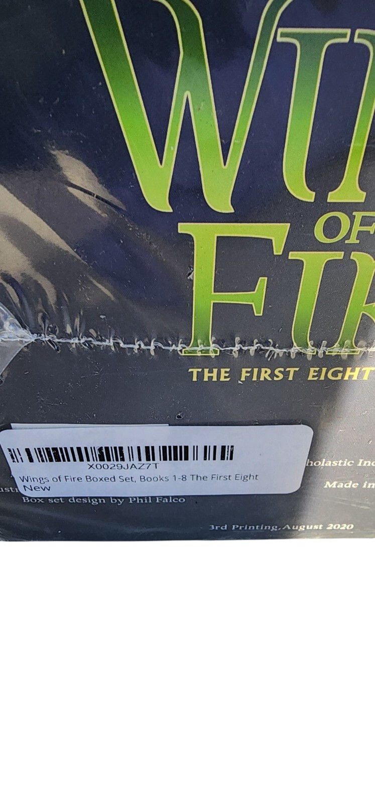 Wings of Fire Tui T. Sutherland Boxed Set 8 Books The First Eight NEW DMG PKG
