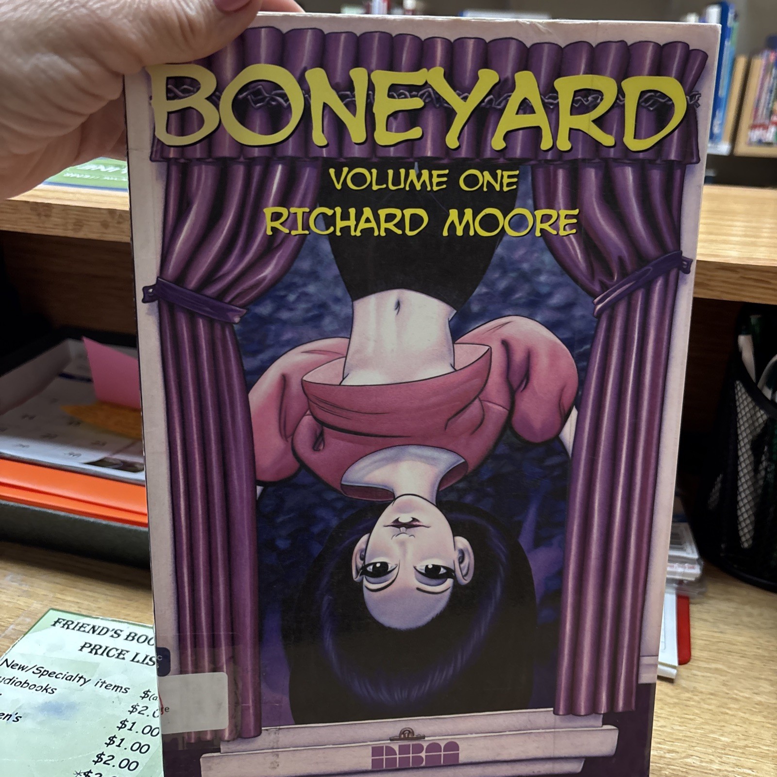BONEYARD VOLUME FOUR BY RICHARD MOORE ADULT GRAPHIC NOVEL Paperback Ex Library