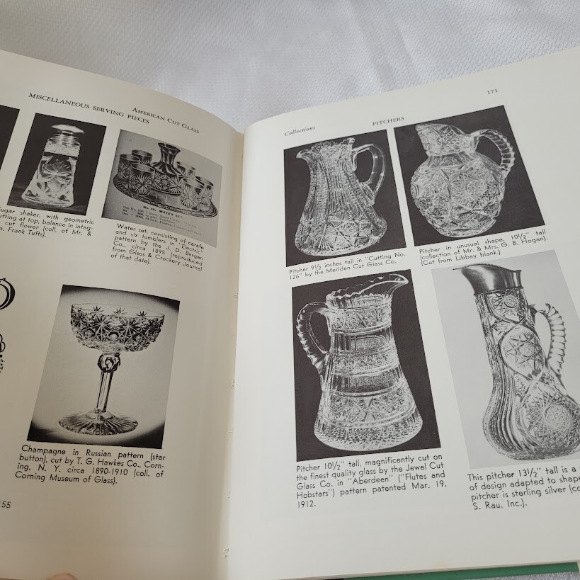 A Study of American Cut Glass Collections *SIGNED* 1969 1st Ed. Hardcover w/ DJ