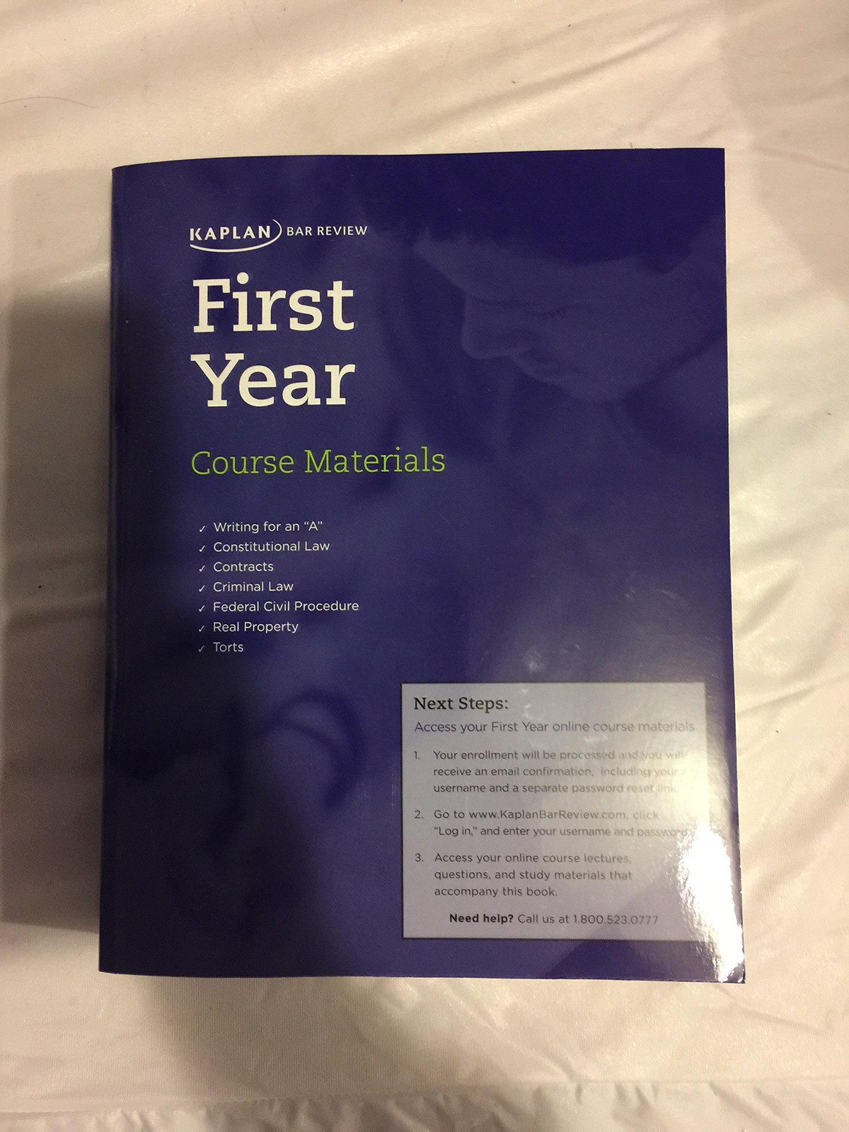 Kaplan Bar Review First Year Course Materials – paperback Kaplan