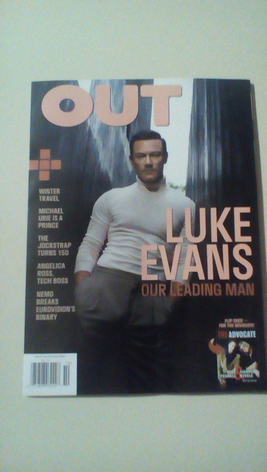 NEW OUT ADVOCATE Magazine September October 2024 LUKE EVANS Cover B17