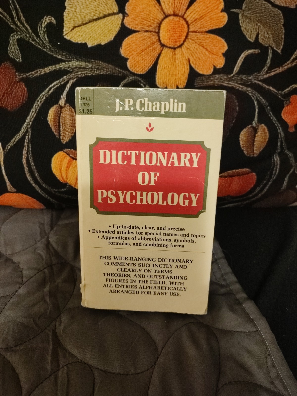 Dictionary Of Psychology By J. P. Chaplin 1968 Vintage MCM Psychological History