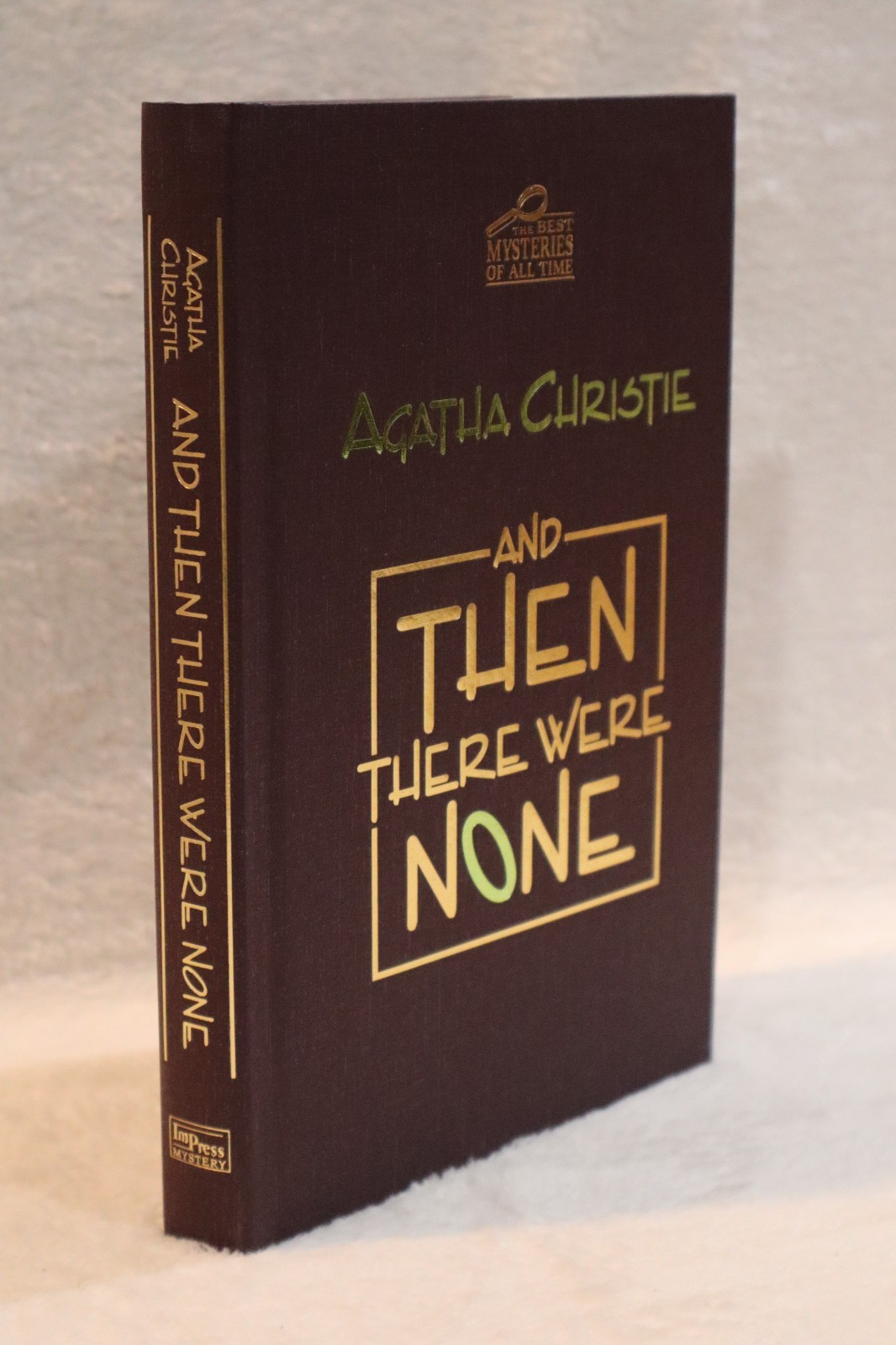 And Then There Were None Agatha Christie hc 2009 The Best Mysteries Of All Time