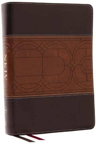 NKJV Study Bible, Leathersoft, Brown, Full-Color, Comfort Print: The Complete