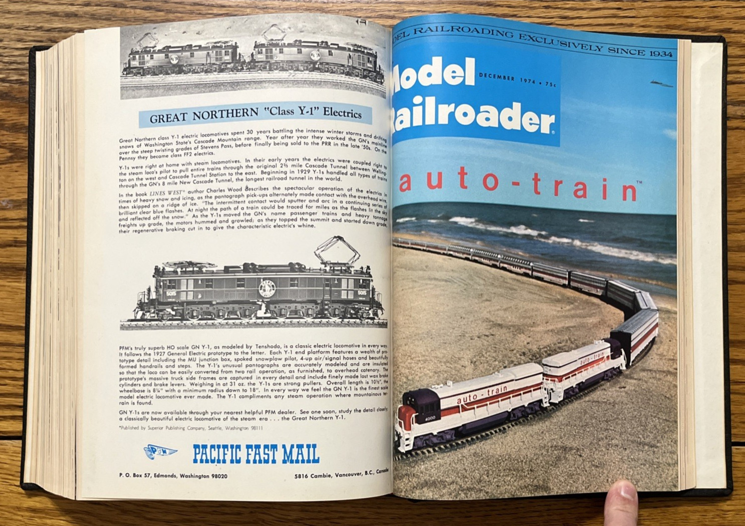 Model Railroader Bound Vol. 41 Complete Year 1974 *NICE!!