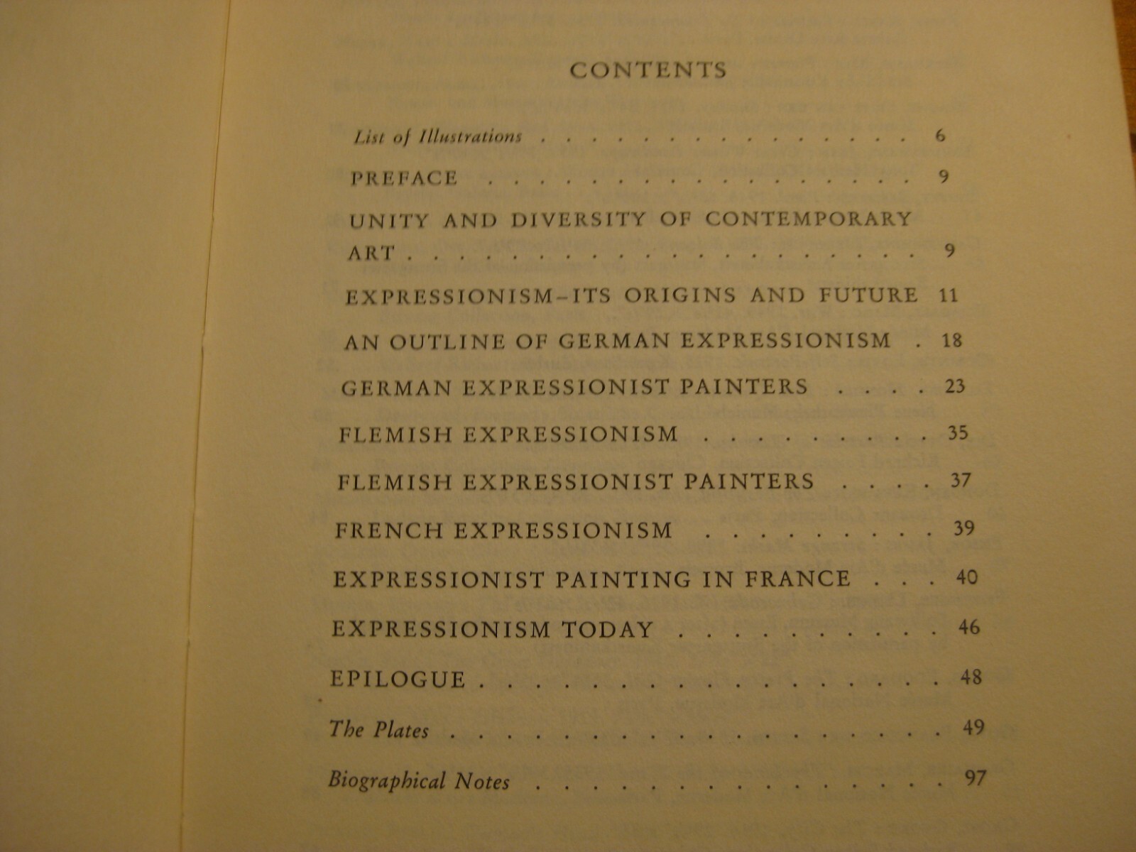 Expressionism By Waldemar George (1960) 1st / HC / DJ – With 48 Colour Plates