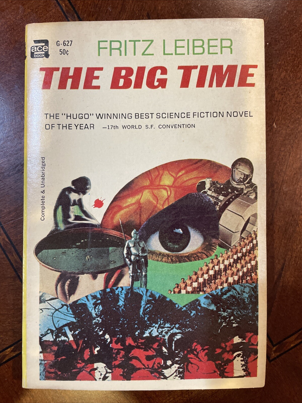 The Big Time by Fritz Leiber 1961 Ace G-627 Covery by Hoot von Zitzewitz