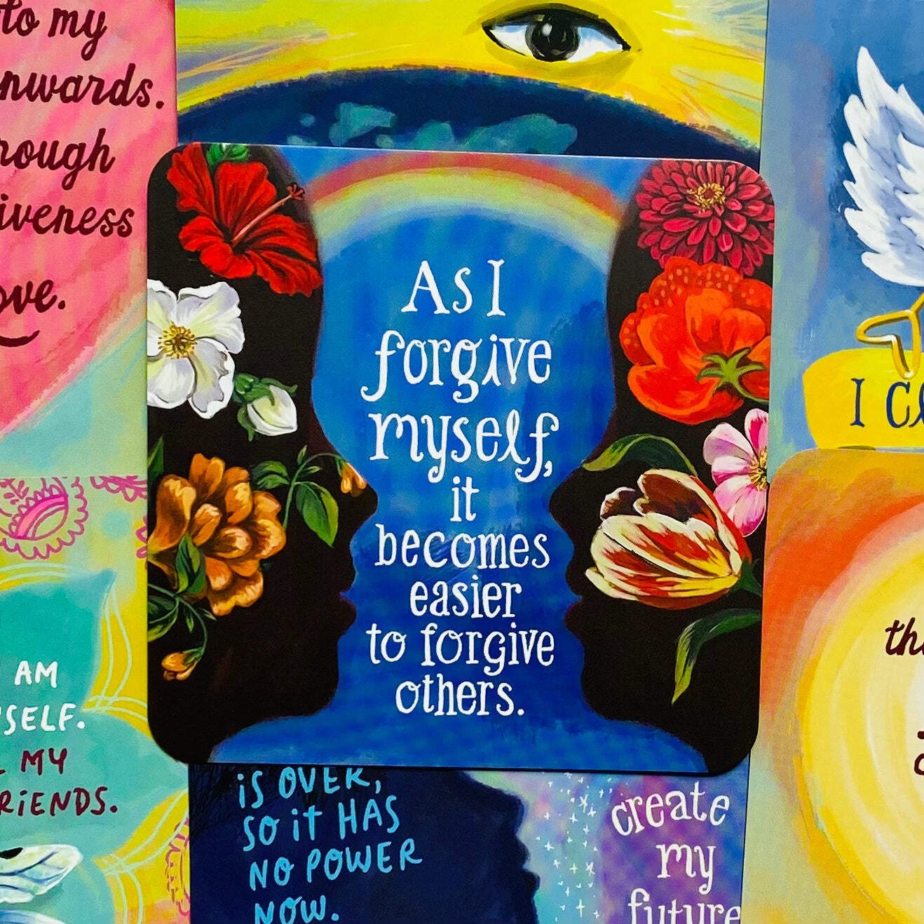 Louise Hay’S Affirmations For Forgiveness Inspirational Tarot Cards Deck With Ba