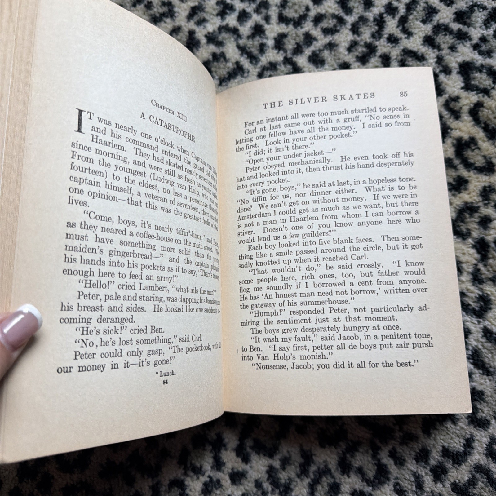 Mary Mapes Dodge Hans Brinker or the Silver Skates 1925 Antique hardcover