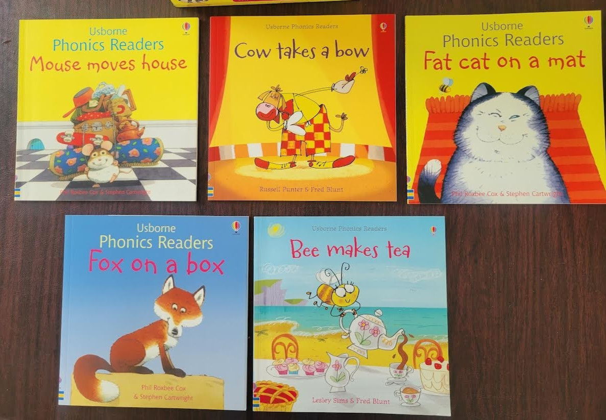 Usborne Phonics Readers 20 Book Box Set Complete Early Reading