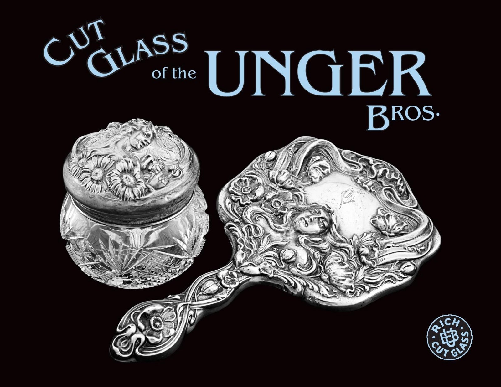 Unger Brothers American Brilliant sterling & Cut Glass catalog-book
