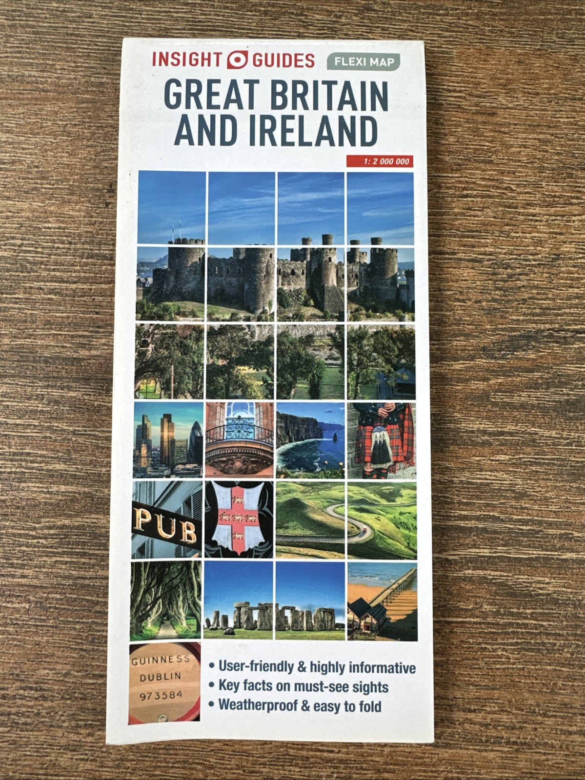 Insight Guides Flexi Map Great Britain and Ireland by Insight Guides (2017, Map,