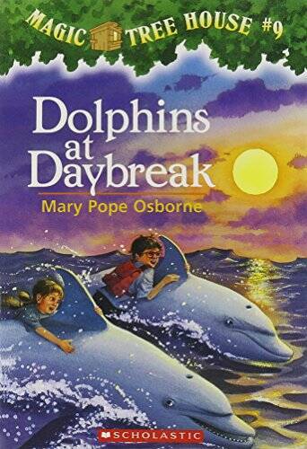 Dolphins at Daybreak (The Magic Tree House) – Paperback – GOOD