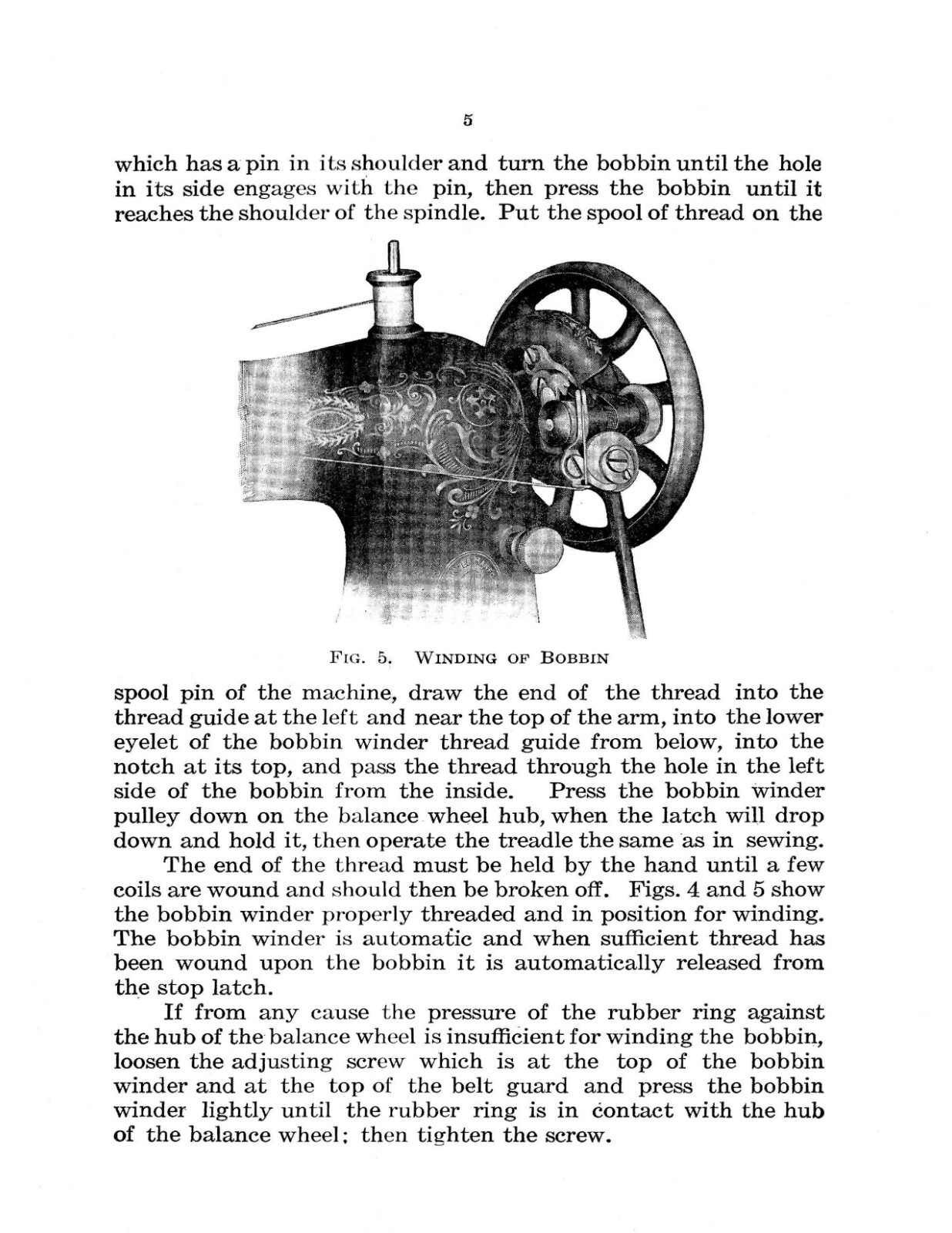 Singer Sewing Machine No. 66-1 Instruction Manual “1913” (27 Page)