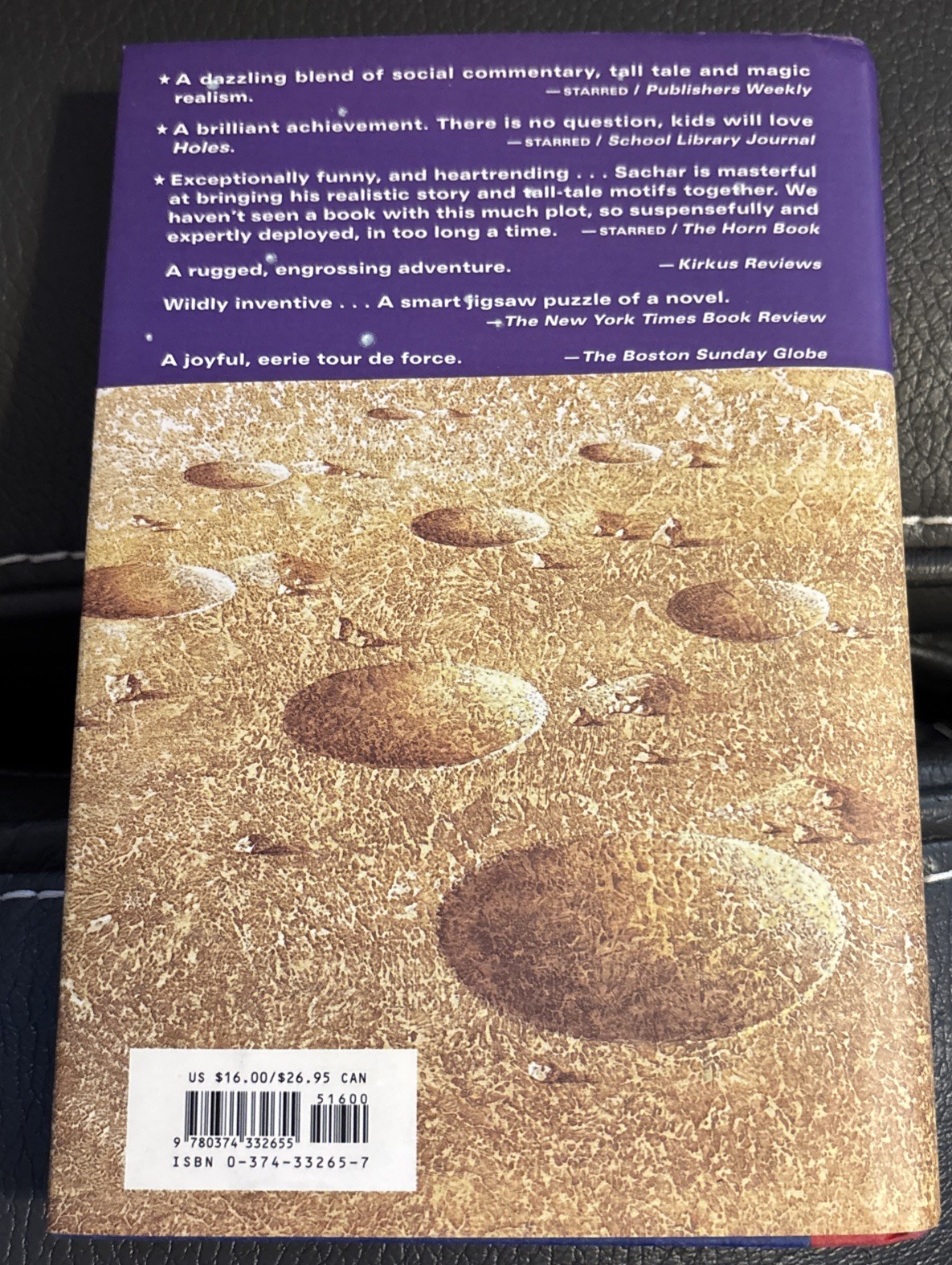 Holes Louis Sachar (1998) 1st Edition Signed And By The Author