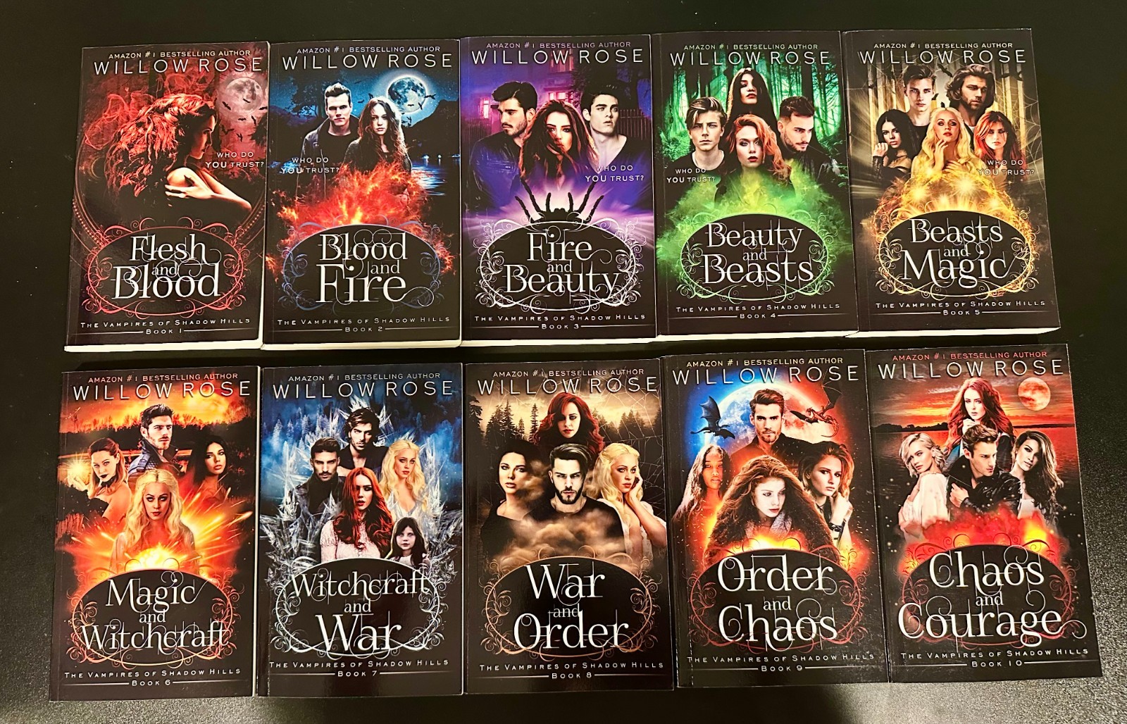 The Vampires of Shadow Hills Book Series 10 Volume Lot by Willow Rose