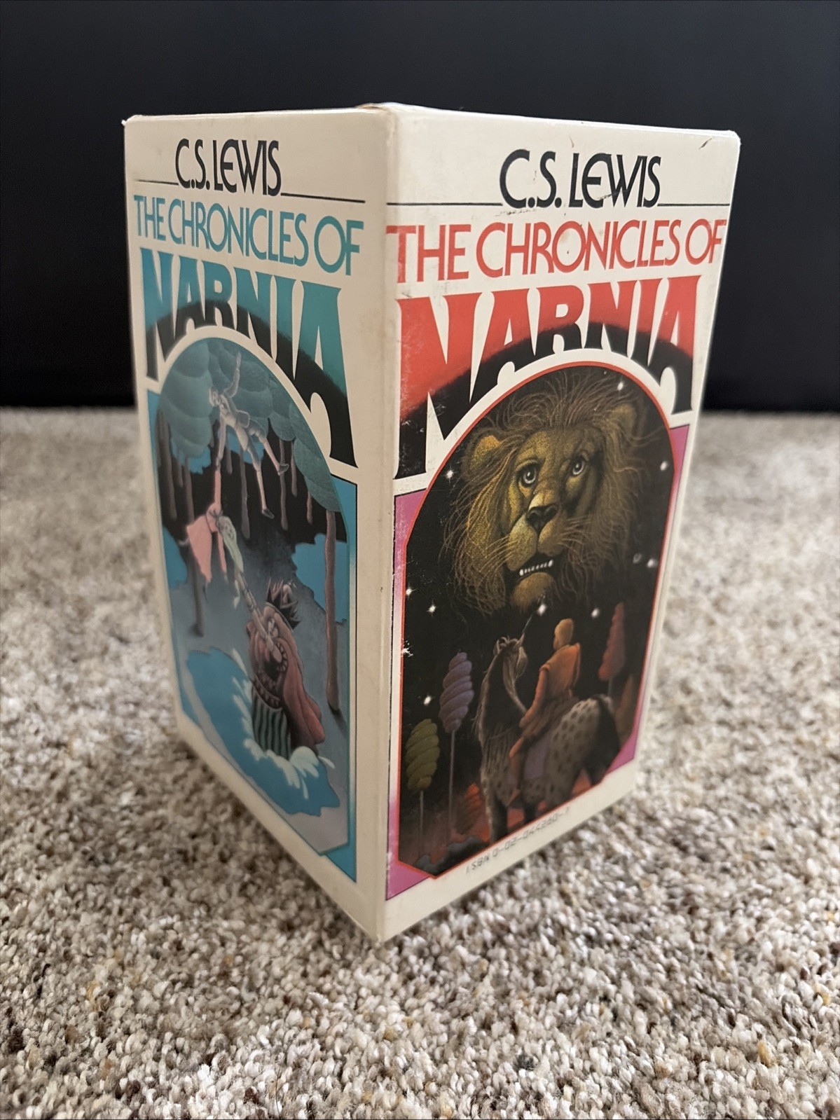 The Chronicles Of Narnia Complete Box Set 1970 Books 1-7 Vintage Collier