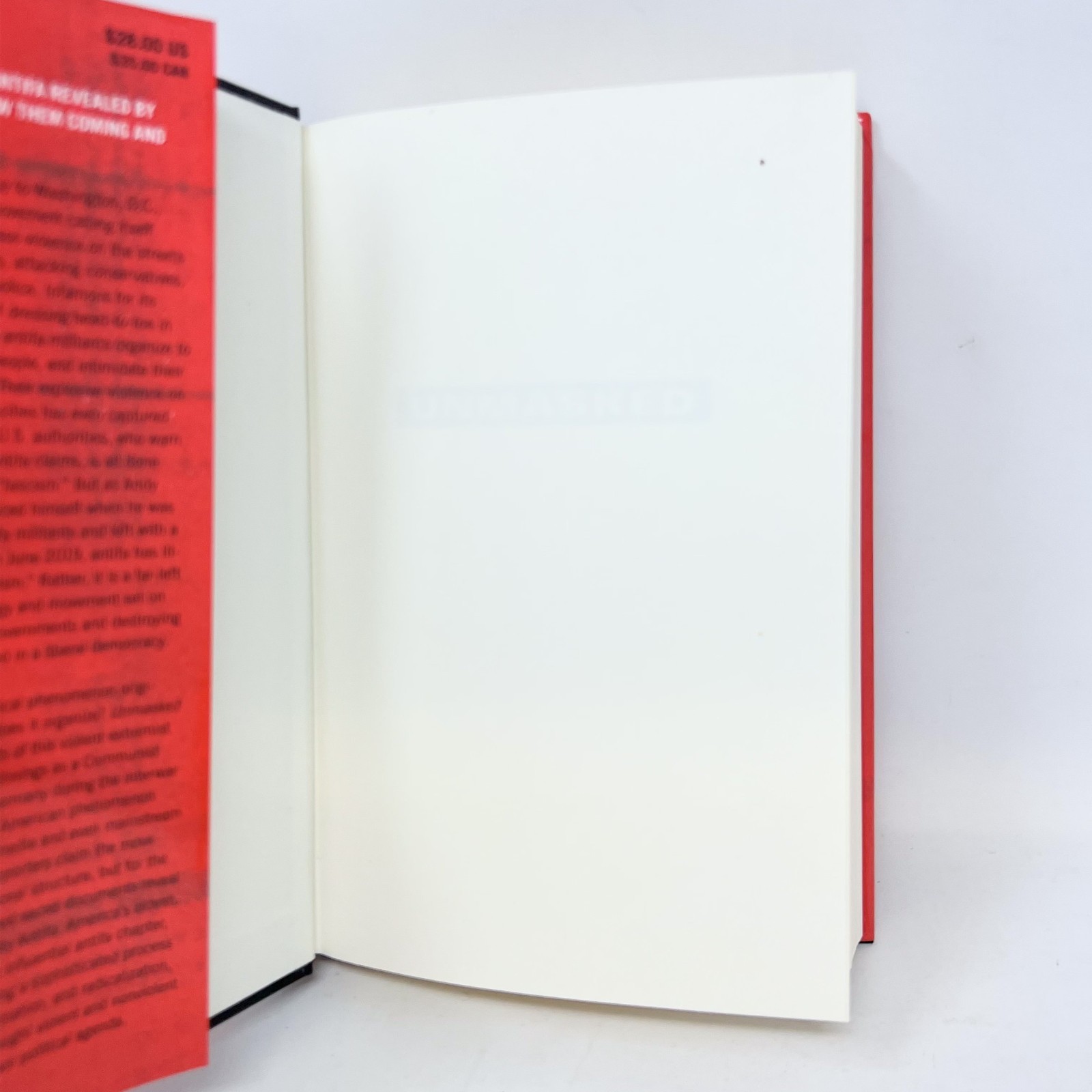 Unmasked: Inside Antifa’s Radical Plan to Destroy Democracy by Ngo, Andy 1st ed