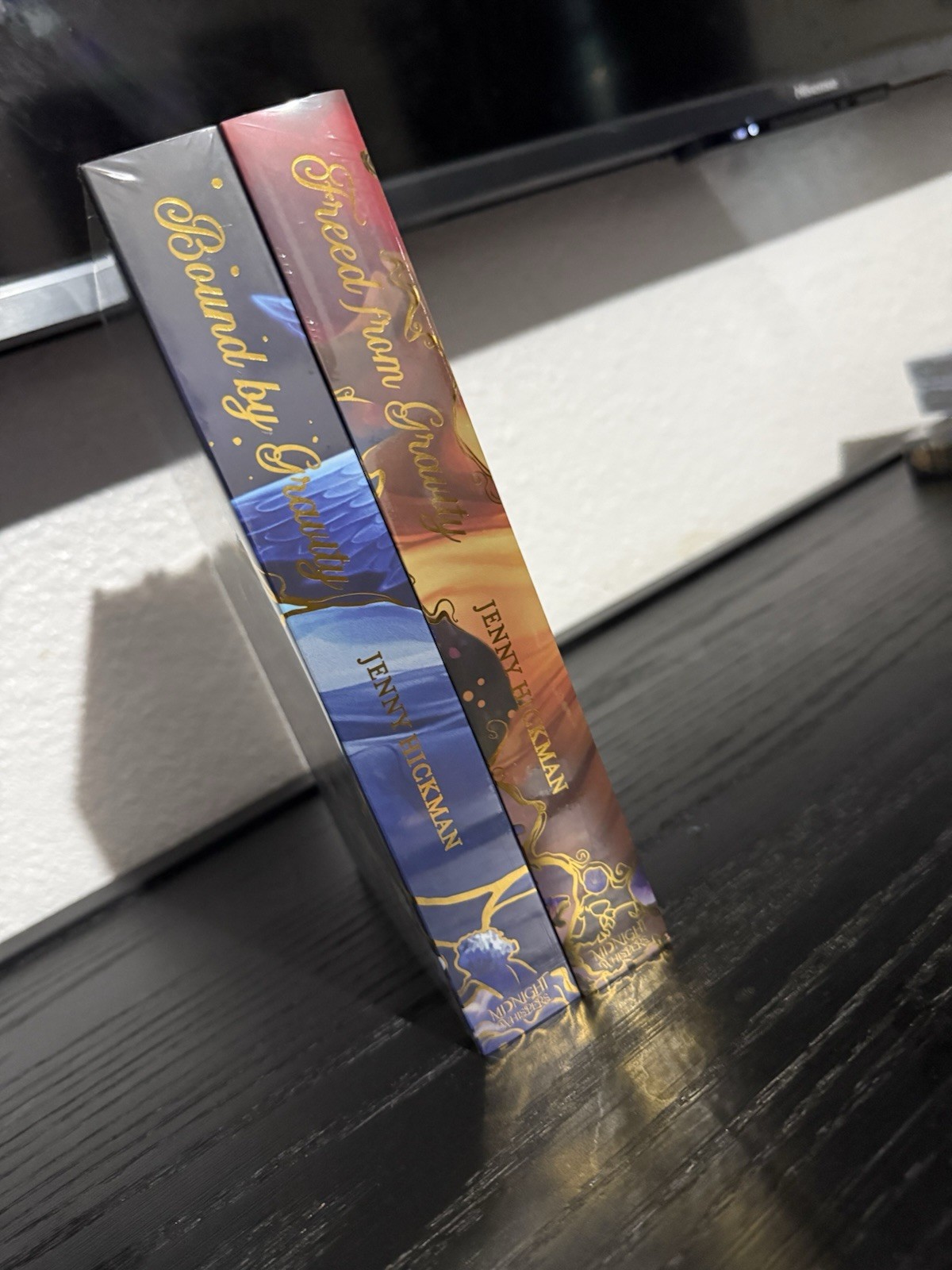 Jenny Hickman Bound by Gravity & Freed from Gravity Hardcover Fantasy YA Set