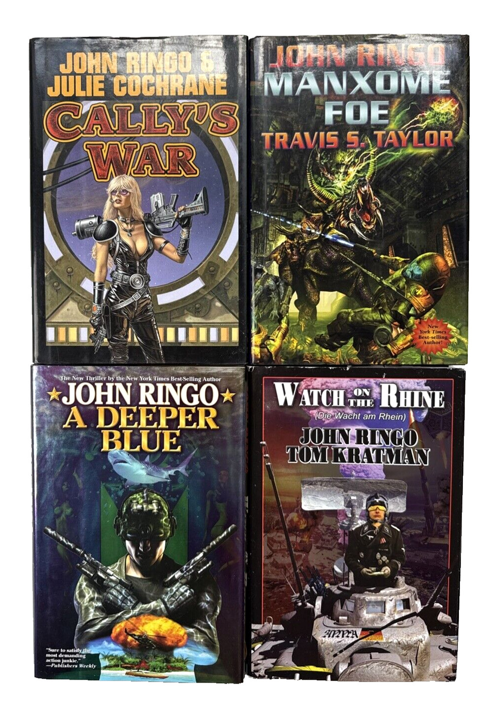 John Ringo – Lot of 4 Hardcover Military Sci Fiction – Baen Books First Edition