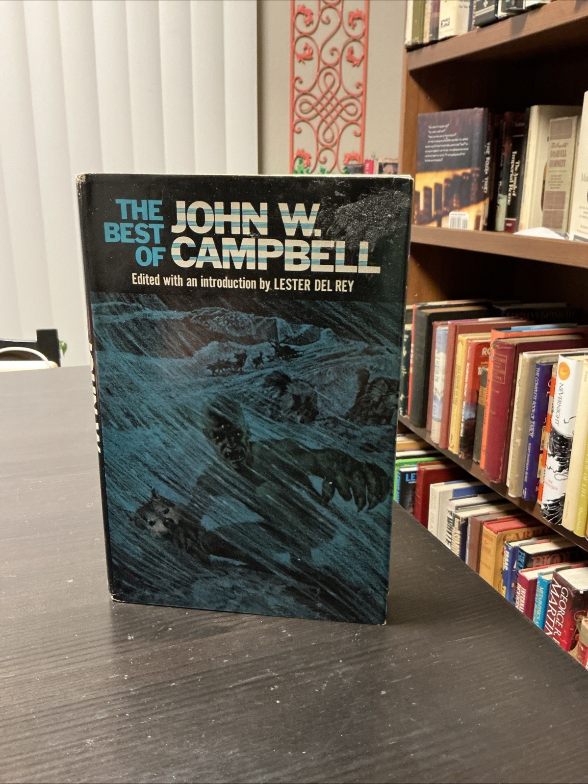 The Best Of John W. Campbell 1976 Hardcover HCDJ Book Club Edition BCE